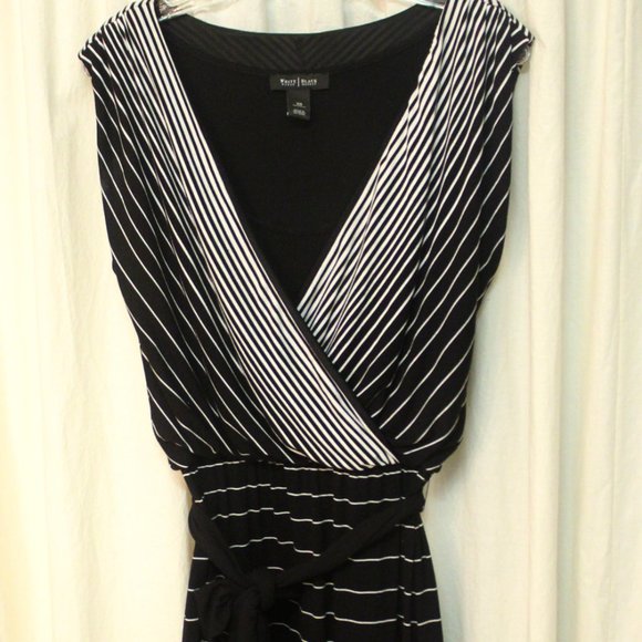 NWOT White House Black Market Striped Maxi Dress Size XSmall - Picture 2 of 7